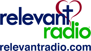 A logo image for Relevant Radio